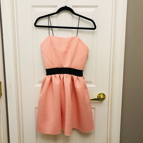 Love...Ady Striped Sleeveless Fit & Flare Dress - Picture 3 of 4